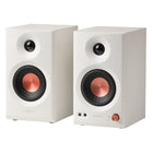 Edifier MR3 Hi-Res Audio Certified Power Studio Monitor Speaker with mulitple connection input and 36W RMS - White-Hi-Res Audio Certified – Experience superior sound with Hi-Res Audio certification, delivering a flat response across 52Hz to 40kHz for precise and accurate monitoring, music creation, or everyday listening