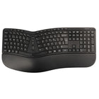 Staples Tech Wireless Ergo Keyboard - Black -  French-Ergonomic design: wrist rest and curved shape encourages natural typing position