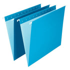 Staples Blue Hanging File Folders - Letter Size - 25 Pack-Accommodates letter-sized documents