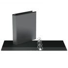 Davis Group Easyview Premium Binder - D Ring - Customizable - 1.5" - Black - 6 Pack-1.5"