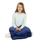 Bouncyband Comfy & Portable 5lb Weighted Sensory Lap Pad-Soothing: Blue with soft nubs on one side and a green smooth silky surface on the other, together with the weighted interior, create a comforting sensory input combination so kids feel more secure