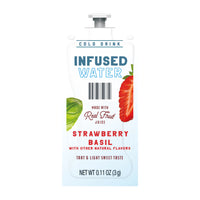 Flavia Infused Water Single Serve - Strawberry Basil - 100 Pack-Made with Real Fruit Juice