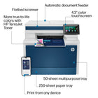 HP 4301fdw Multifunction Colour LaserJet Pro Printer-Copy Speed - Letter: Up to 35 cpm Black, Up to 35 cpm Colour, A4: Up to 33 cpm Black, Up to 33 cpm Colour, First copy printed Letter: As fast as 7.5 sec Black, As fast as 10 sec Colour, First print copy A4: as fast as 7.6 sec Black, As fast as 10 sec Colour, Duplex Letter: Up to 31 cpm Black, Up to 31 cpm Colour, Duplex A4: Up to 29 cpm Black, Up to 29 cpm Colour