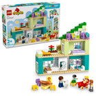 LEGO DUPLO Town 3 in 1 Modern Family House with Figures-3 in 1 house toy lets toddlers pretend play routines and family member roles