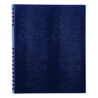 Blueline NotePro Ruled Notebook - 10-3/4" L x 8-1/2" W - Indigo Blue - 300 Pages-Index sheet