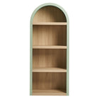 Modway Caleb 4 Arched Display Shelf Bookcase - Sage-Assembly Required