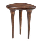 Zuo Spiker Side Table - Walnut-3 year limited warranty