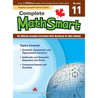 Popular Book Complete MathSmart - Grade 11-Canadian curriculum-based content