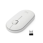 Logitech Pebble M350 Wireless Mouse - White-Stand-out simplicity with a design that is nice to hold, feels great in your hand and is easy to carry around