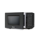 Commercial Chef 0.7 cu. ft. 700W Countertop Microwave - Black-Impressive Features: When it comes to countertop microwave ovens, our microwave cooker is superior with 700 watts of power, a convenient push button, turntable, safety lock, & 0.7 cu. ft. capacity.