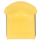 Flash Furniture HERCULES Series Full Back Contoured Stack Chair with Grey Powder Coated Sled Base - Yellow-Limited Lifetime Warranty on Frame