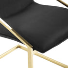 Modway Pitch Performance Velvet Dining Armchair - Gold/Black - 2 Pack-8