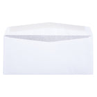 SupremeX Security Commercial Envelopes with Window - Tinted Grey Lining - #10 - 24 lb. - 4-1/8" x 9-1/2" - White - Box of 500-White Wove
