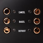 Haden Heritage 4-Slice Wide Slot Toaster - Black & Copper-Button settings include Cancel, Defrost, and Bagel; Perfect for toasting your favorite snacks at any time