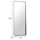 Zuo Riga Mirror - Black-3 year limited warranty