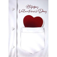 Mill Brook Studio Valentine's Day Greeting Cards & Envelopes - 5-3/8" x 7-3/4" - Heart Pocket - 18 Pack-Premium quality greeting cards