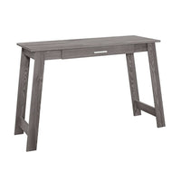 Monarch Specialties 7192 42" Computer Desk - Grey With A Storage Drawer-A stylish and functional contemporary computer desk, finished on all sides in a smooth wood-look grey laminate, perfect for a small home office.