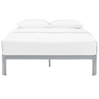 Modway Corinne Full Bed Frame - Grey-Weight Capacity Up To 1300 lbs