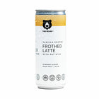 Two Bears Frothed Latte - 207 mL - Vanilla with Oat Milk - 6 Pack-Nitrogen infused