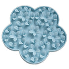 Dexypaws Blue Flower Enrichment Snuffle Mat-Slows down feeding, aiding in better digestion