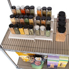 Seville Classics Shelf Liners - 48" L x 18" W - 6 Pack - Brown-Waterproof and easy to wipe clean with soap and water