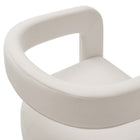 Modway Winslow Performance Velvet Barrel Accent Chair - Alabaster-9