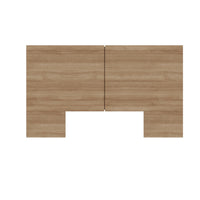 Nexera James Headboard - Queen Size - Brown Oak-Modern Aesthetic: Elevate your bedroom decor with a modern headboard featuring clean lines and a minimalist design