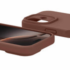 Avana Velvet Compatible with MagSafe Case for iPhone 17 - Mocha-Strap slot for charms or lanyard