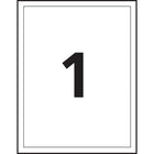 Avery Repositionable Static Cling Labels - 8-1/2" x 11" - White - 8 Labels-7