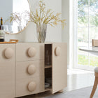 Modway Sonnet 57" Sideboard Storage Cabinet - Ash-Adjustable Shelves