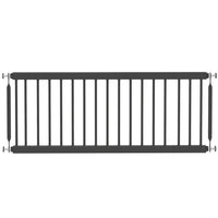 PawHut 26"-37" Dog Gate - 14" Tall Pet Gate and 2 Extensions -Black-Adjustable width fits doors, hallways, and narrow spaces