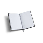 TRU RED Large Flexible Cover Dotted Journal - Black-Black synthetic leather flexible cover