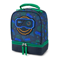 Impact Kids Lunchbag - Multiverse - Grey-Insulated lunch bag with main compartment with drop bottom compartment