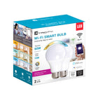 Xtricity A19 60W Equivalent LED WiFi Smart Bulb - 2 Pack-A19 standard bulb shape