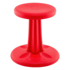 FDMT Kore Wobble Stool - 14" H - Red-The Kore Wobble Chair is infused with Smart Plastic, an anti-microbial agent that inhibits germs from growing on the stool's plastic surface.