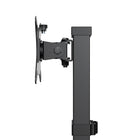 Kanto Universal Monitor Desktop Stand - Height Adjustable - 360 Degree Rotation - Black-30° swivel left or right
