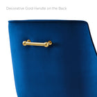 Modway Discern Counter Stools - Navy - Set of 2-Performance Velvet Upholstery