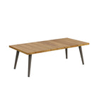Modway Meadow Outdoor Patio Teak Wood Coffee Table - Natural Taupe-Outdoor Patio Coffee Table