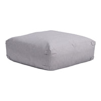 Zuo Luanda Ottoman - Grey-Outdoor fabric (100% Olefin)