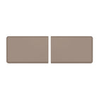 WeatherTech ComfortMat Connect Modular Anti-fatigue End Mats - Carbon Fiber - Tan - 2 Pack-Each End Piece is 3 feet long (0.91 m). Snap two together and you have a 6-foot (1.82 m) ComfortMat Connect!