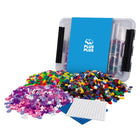 Plus-Plus 2400-Piece Tub with 2 Baseplates-Kids will learn to create in 2D or 3D, encouraging open-ended, creative play