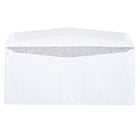 SupremeX Security Commercial Envelopes with Window - Tinted Grey Lining - #9 - 24 lb. - 3-7/8" x 8-7/8" - White - Box of 500-White Wove