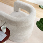 Modway Jaylin Upholstered Chenille Accent Chair - Dove Grey-U-Shaped Frame