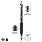 uni-ball 207 Retractable Gel Pens – 0.7mm – Blue – 3 Pack-3 Pack