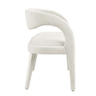 Modway Pinnacle Boucle Fabric Accent Bench - Ivory-Assembly Required