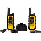 DEWALT Heavy Duty DXFRS800 GMRS Walkie Talkie with Surveillance Headsets - 4 Pack-VOX Voice-activated transmission