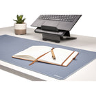 Fellowes Breyta Desk Mat - Blue-Non-slip base keeps desks mat in place throughout the day