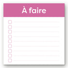 Blueline 17-Month Monthly Maxi Fridgeplanner Magnet Calendar - Aug 2026 to Dec 2027 - 14" H x 13 1/2" W - French- Notepad to-do lists