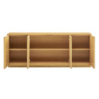 Modway Aiko Japandi Sideboard - 76" - Light Oak-Assembly Required