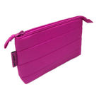 Tech Gear Simple Puffer Pencil Case - Pink-Fits into a backpack or tote bag